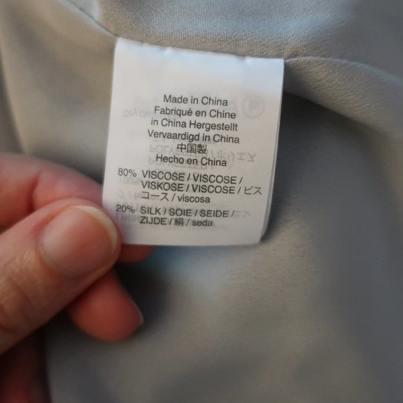 NWT J. Crew Silver Velvet Wrap Dress - Picture 13 of 13